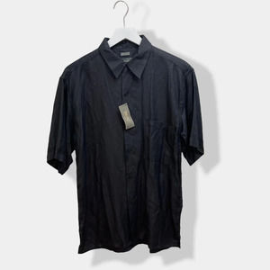 BRUNO‎ Black Silk Button Down Shirt